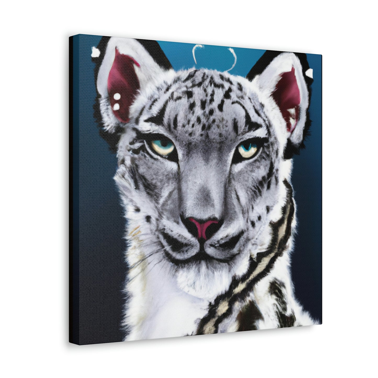 "Frozen Leopard Luxury" - Canvas