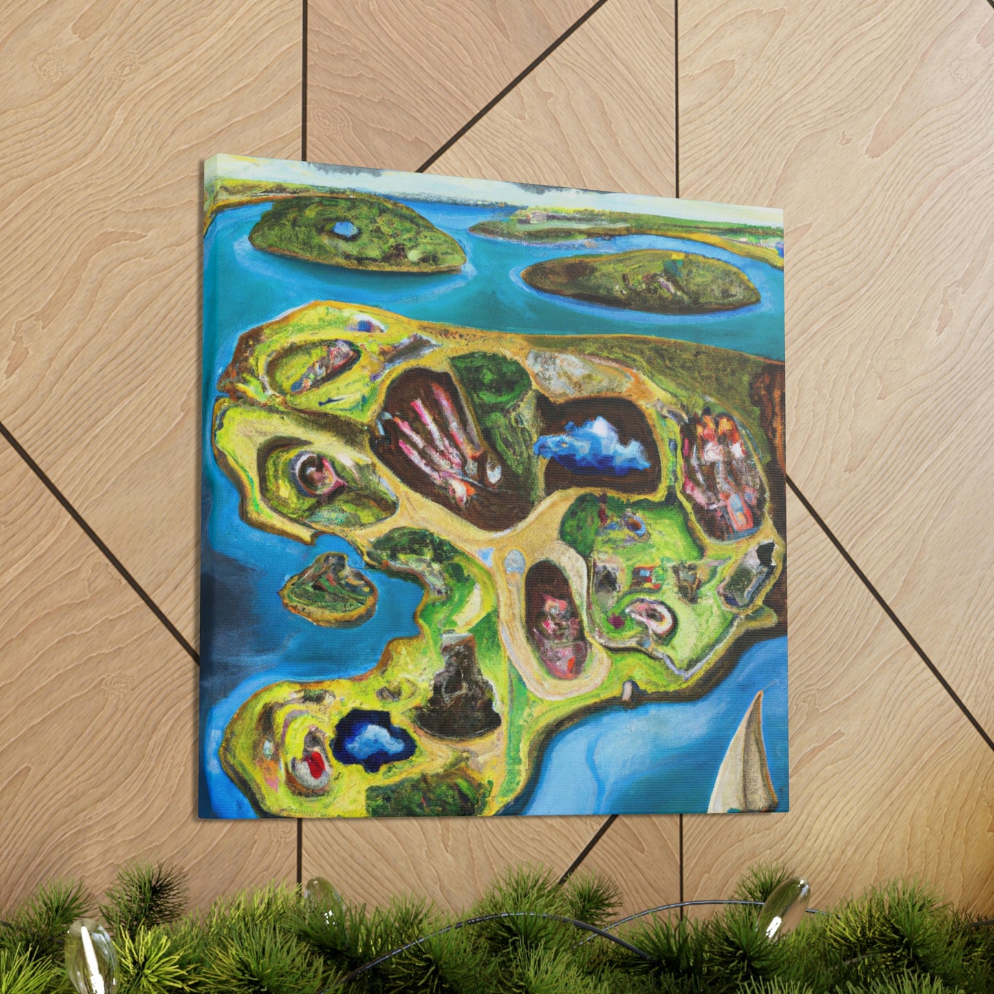 "Archipelago in Surrealism" - Canvas