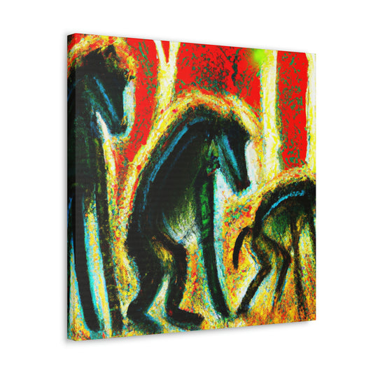 "Baboon In Expressionism" - Canvas