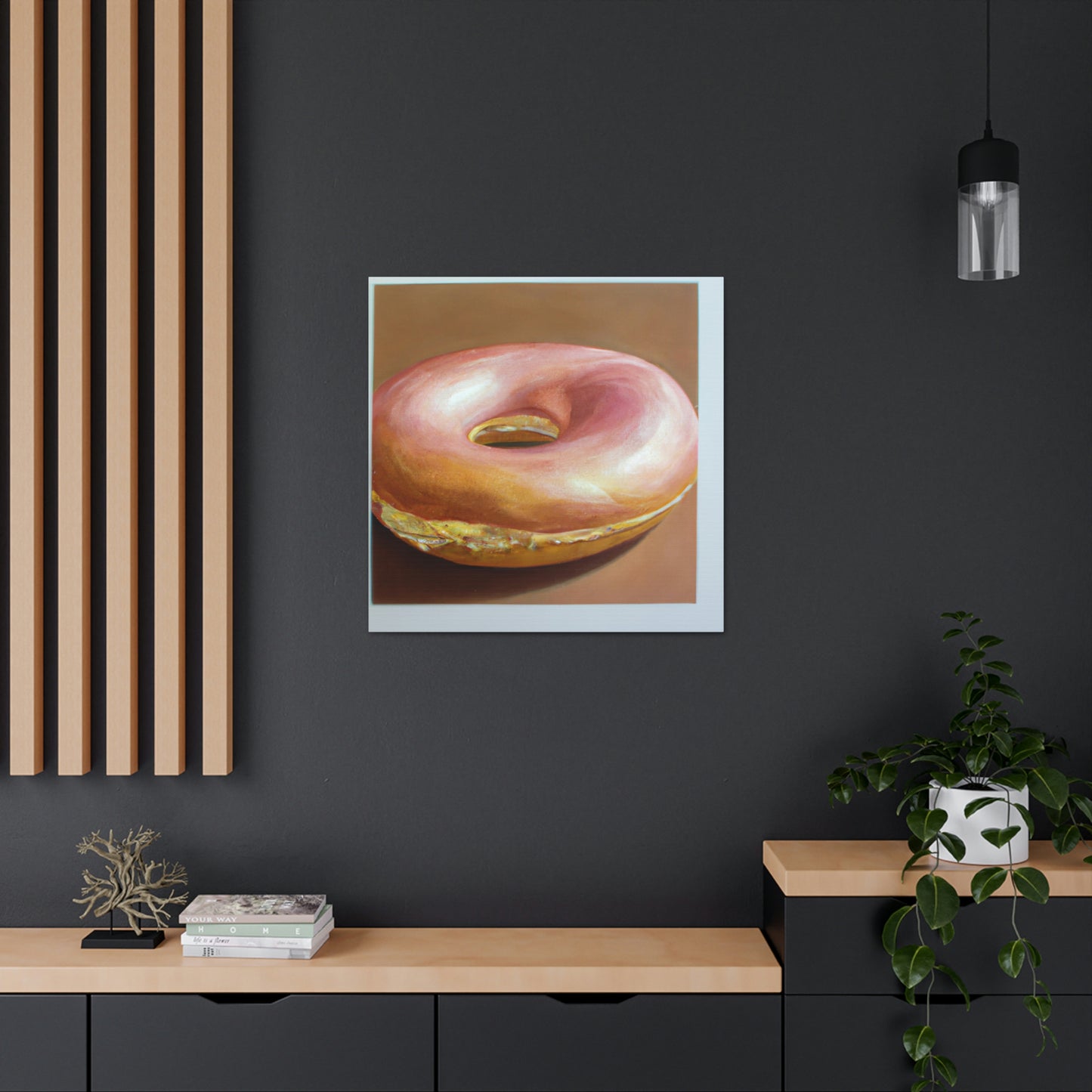 "Chocolate Frosted Doughnut" - Canvas