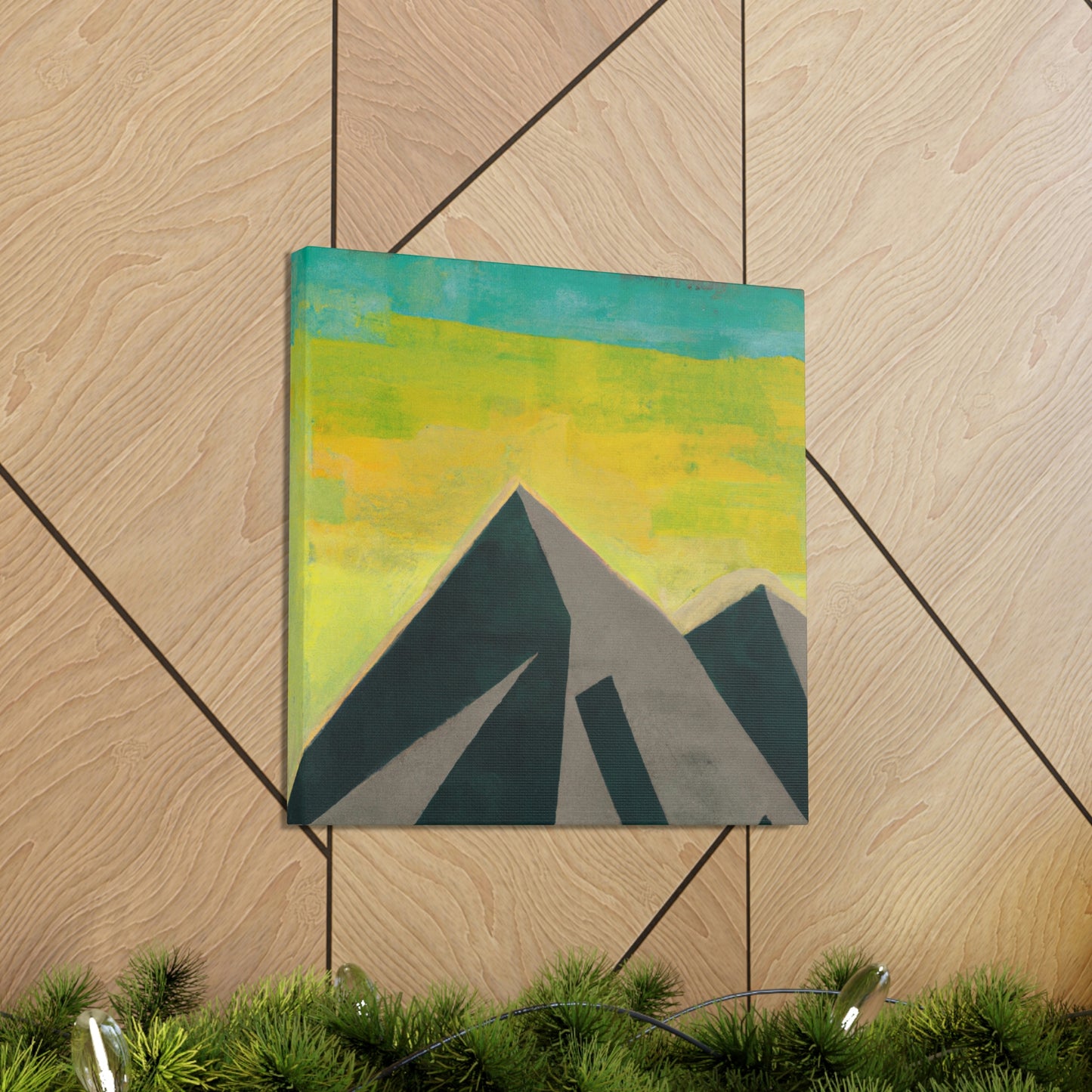 "Mountains in Moonlight" - Canvas