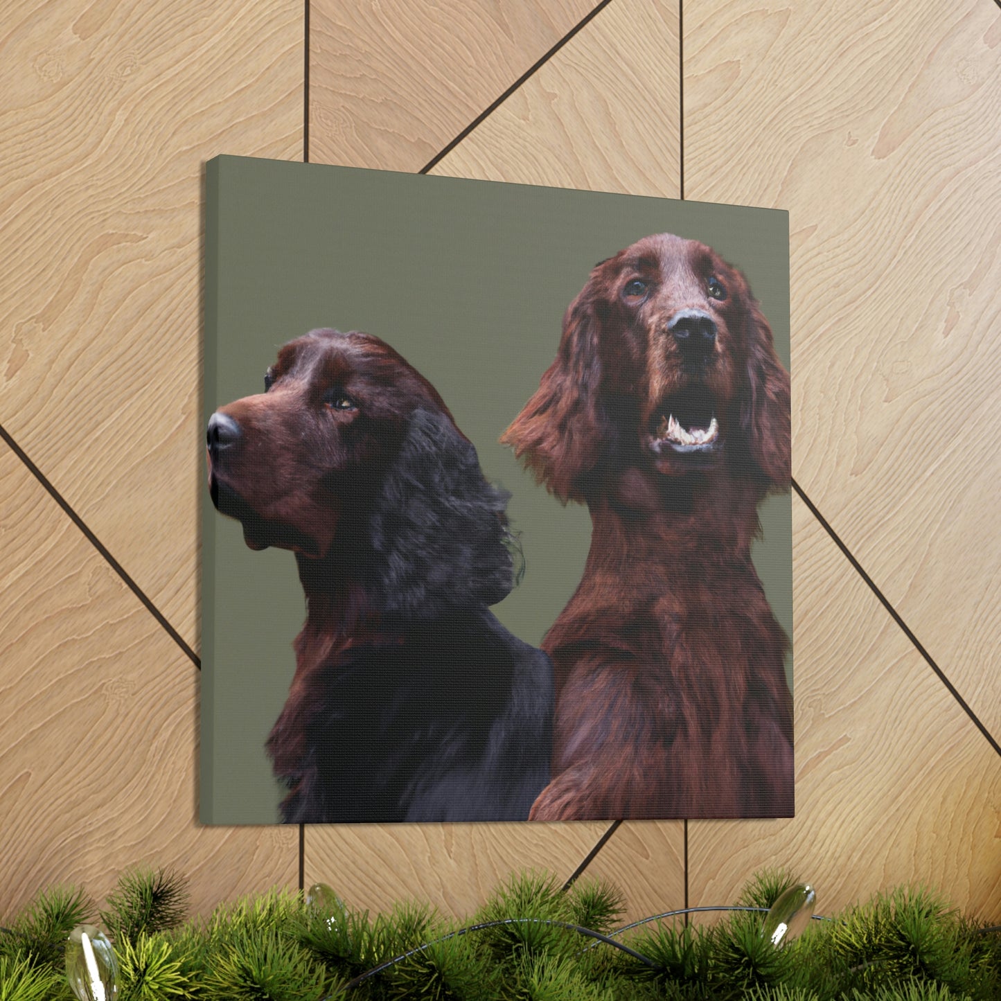 "A Simple Irish Setter" - Canvas