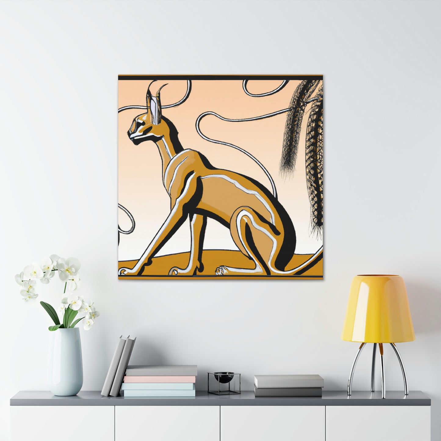 "Caracal Majestic Majesty" - Canvas