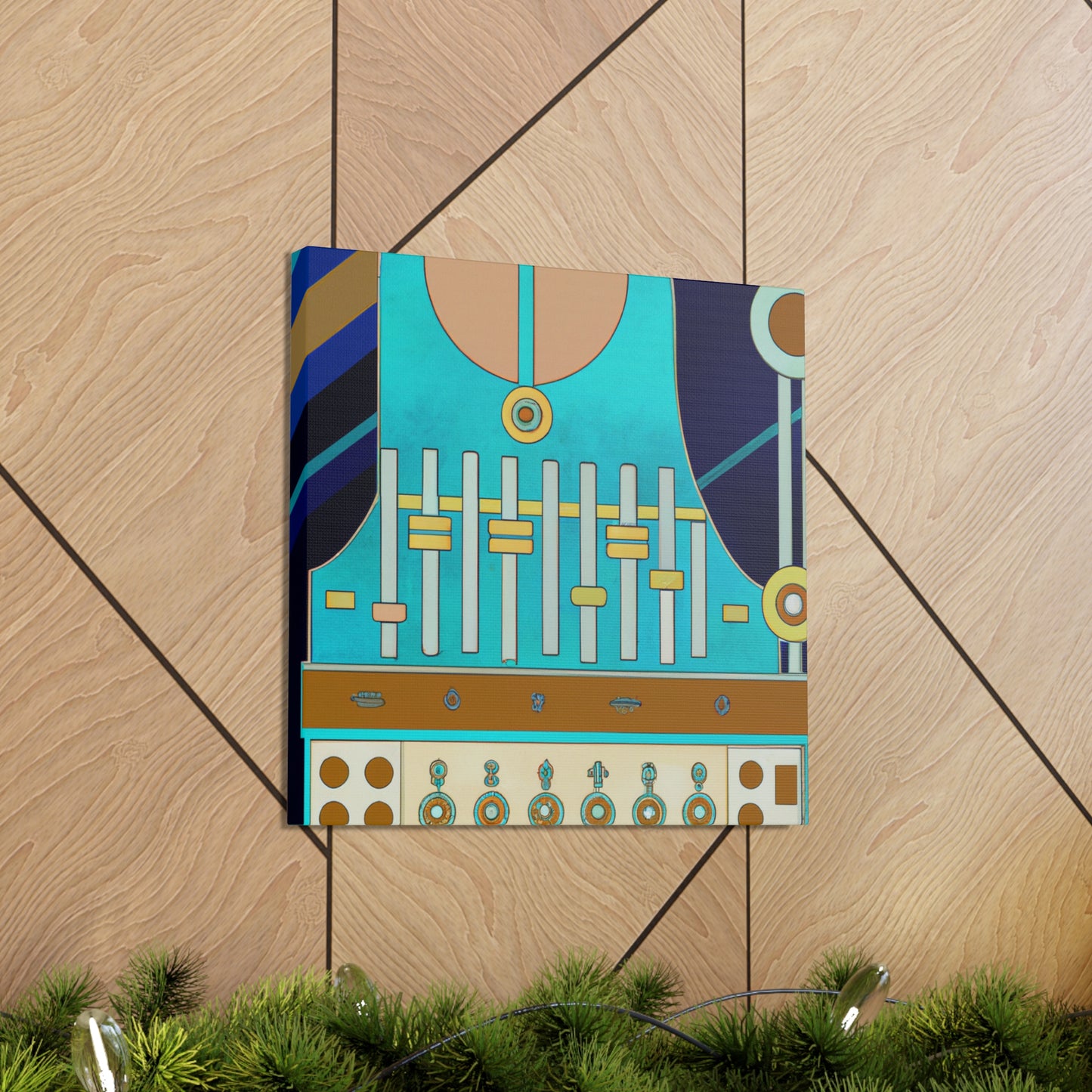 "Deco Orchestra Harmonized" - Canvas