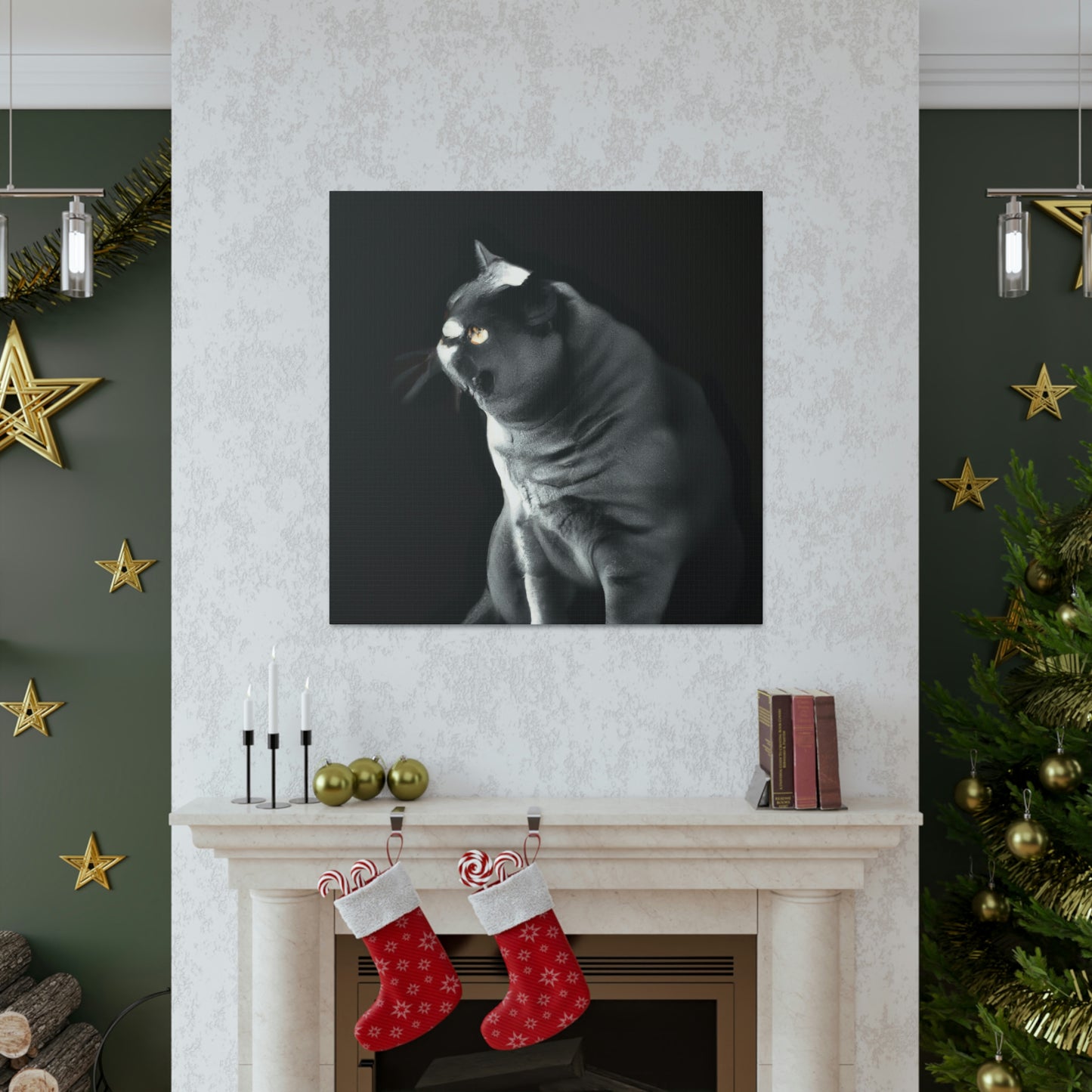 "British Shorthair Slumber" - Canvas