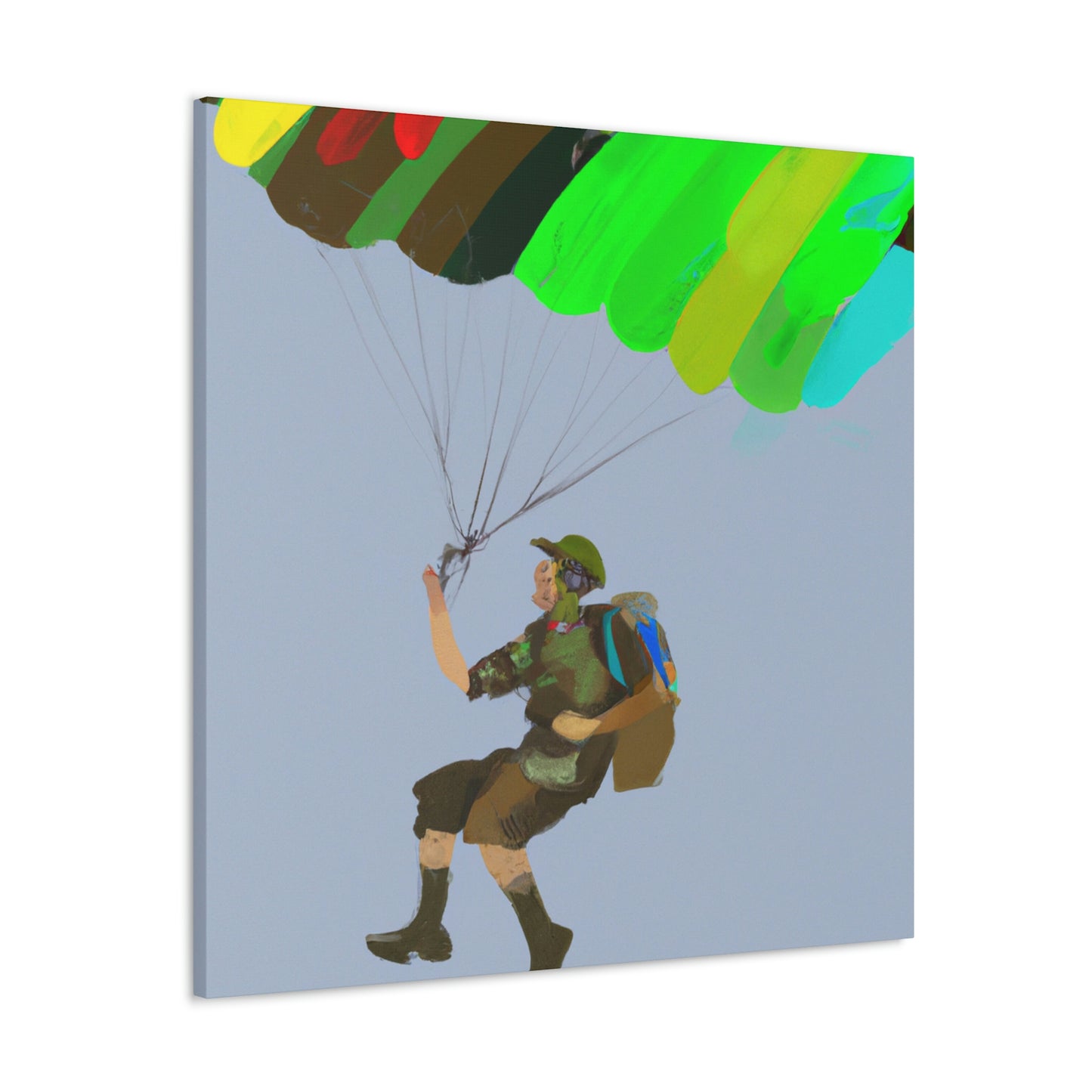 Paratrooper Fauvism Joy - Canvas