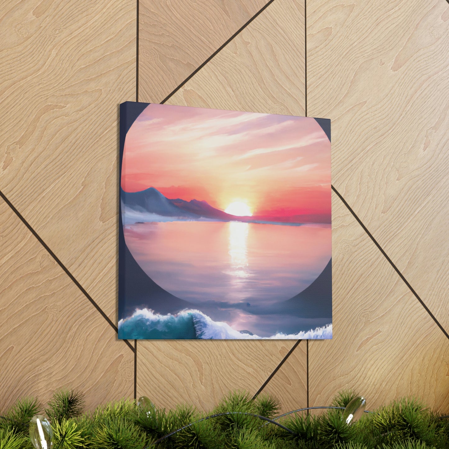 Radiant Reflection Of Life - Canvas