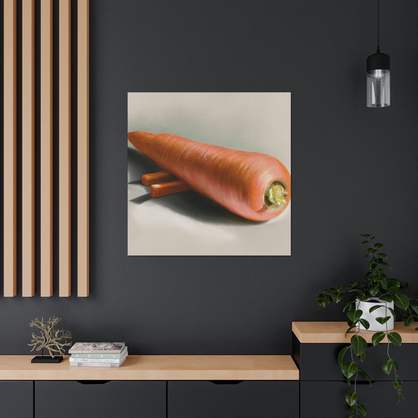 "Carrot Hyperrealism Dream" - Canvas