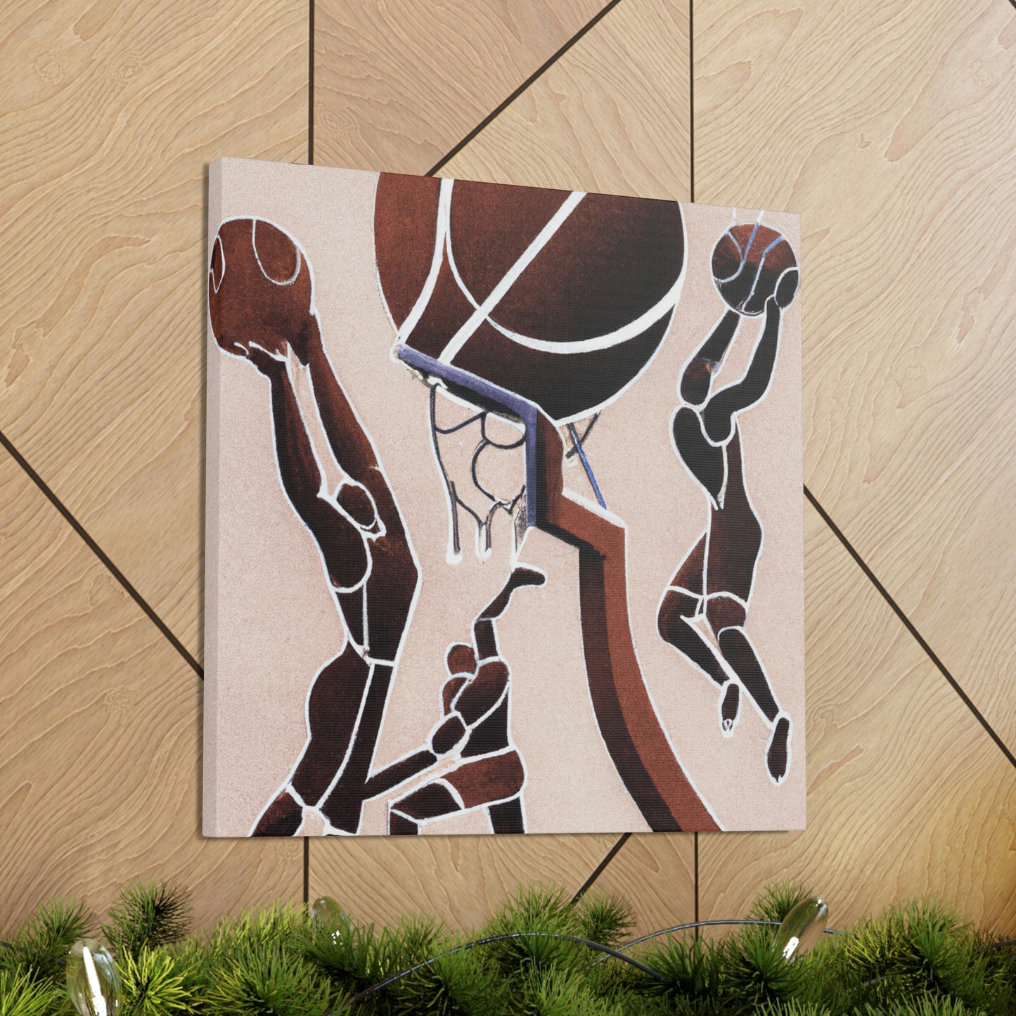 "Basket Shooting Surrealism". - Canvas