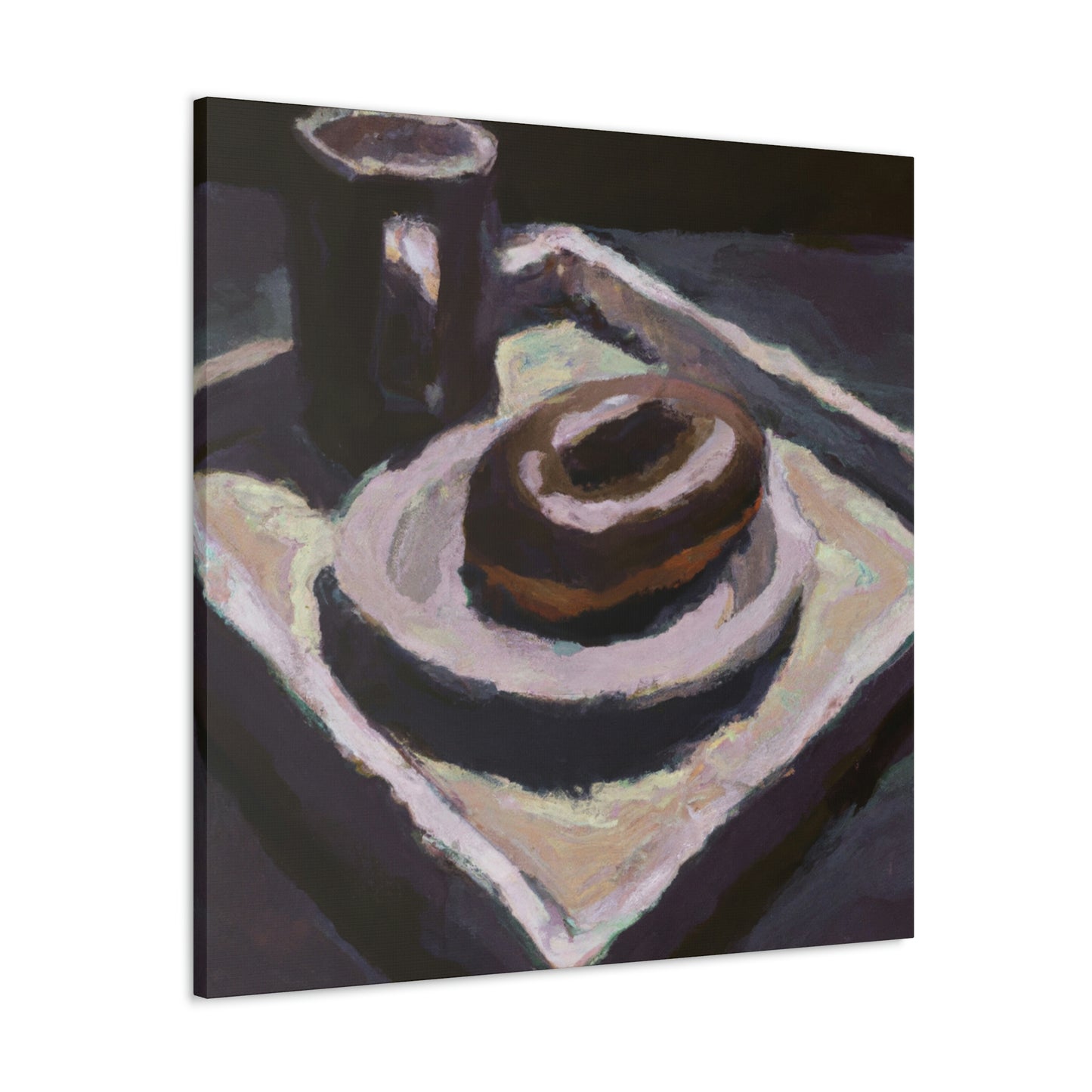 "Doughnut's Bold Flair" - Canvas