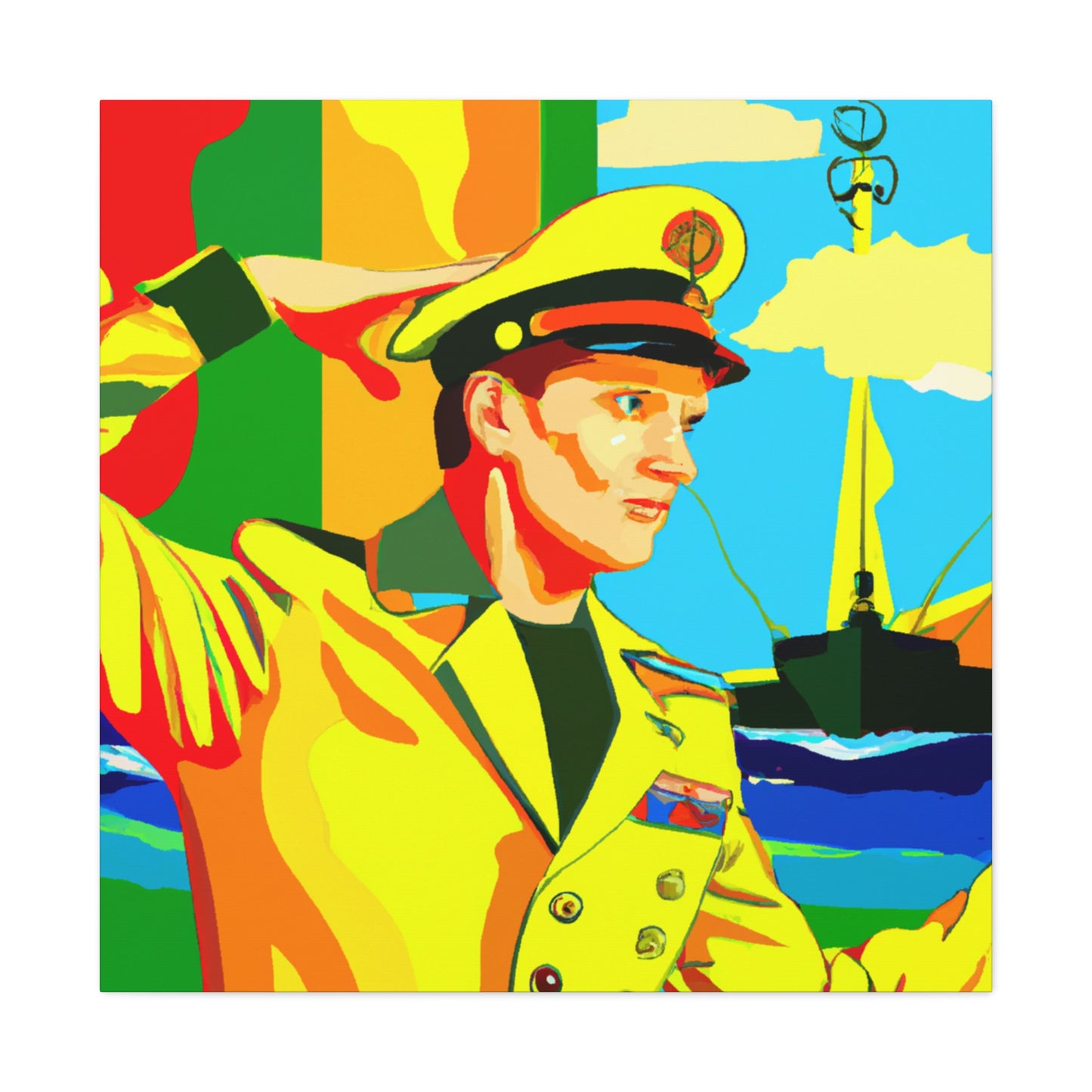 Marines in Pop Art - Canvas