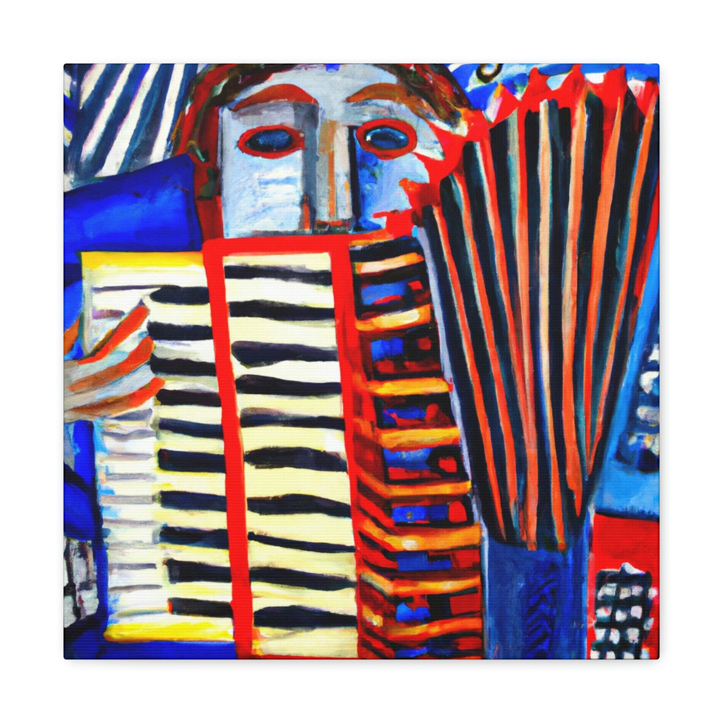 Accordion and Expressionism - Canvas