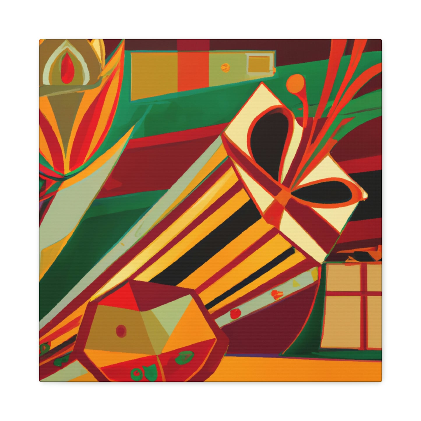 Presents in Art Deco - Canvas