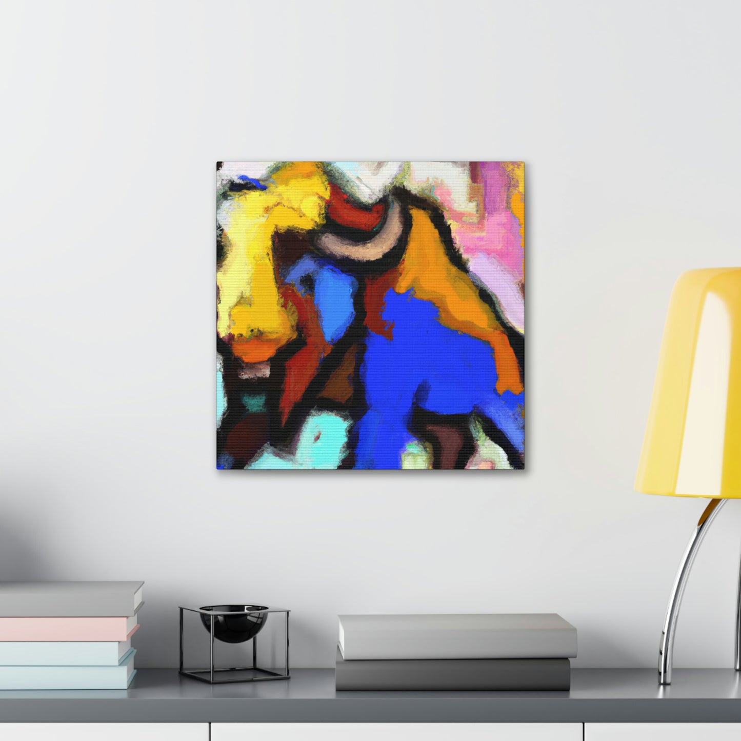 "Bison in the Wild" - Canvas