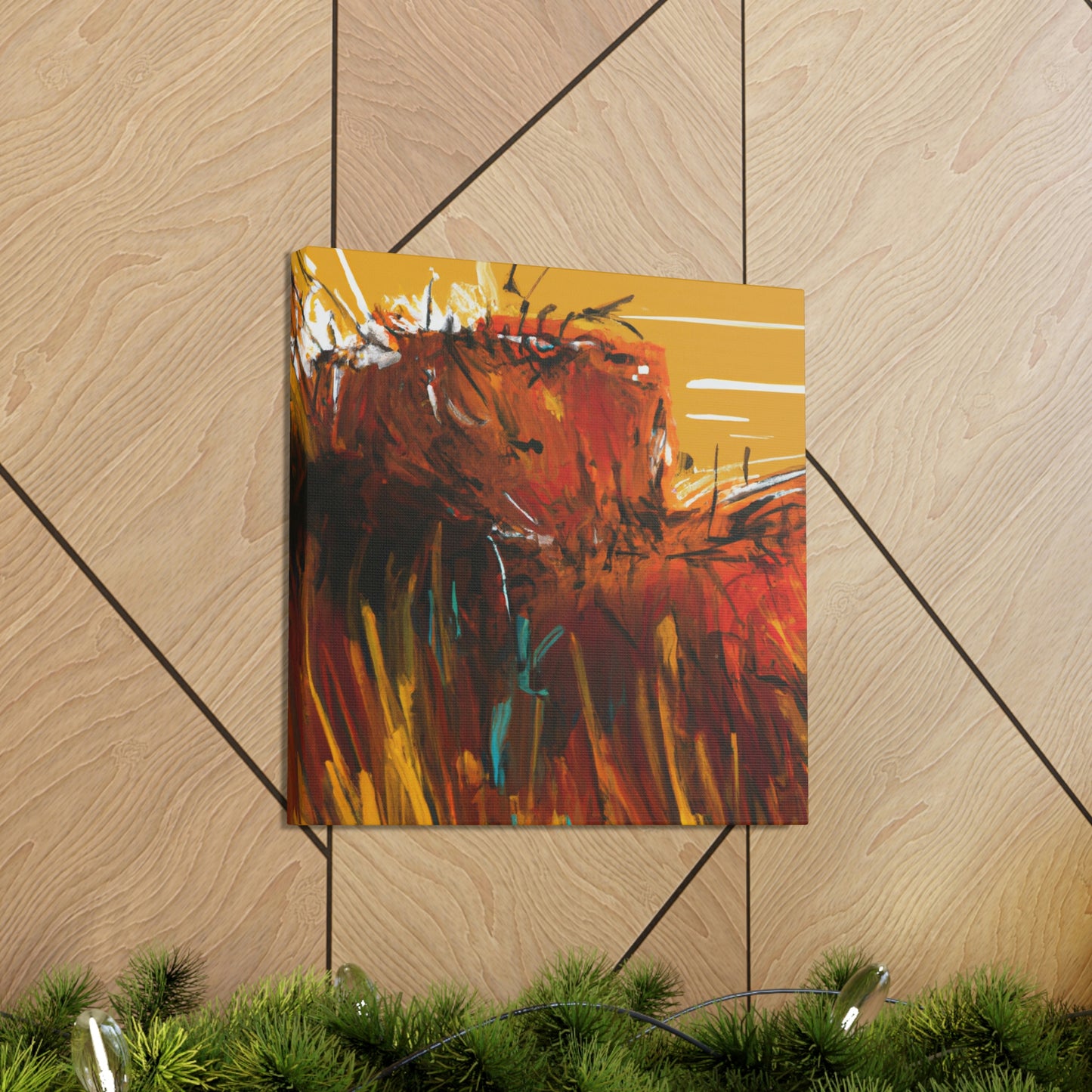 "Hay Magnificent Sunrise" - Canvas