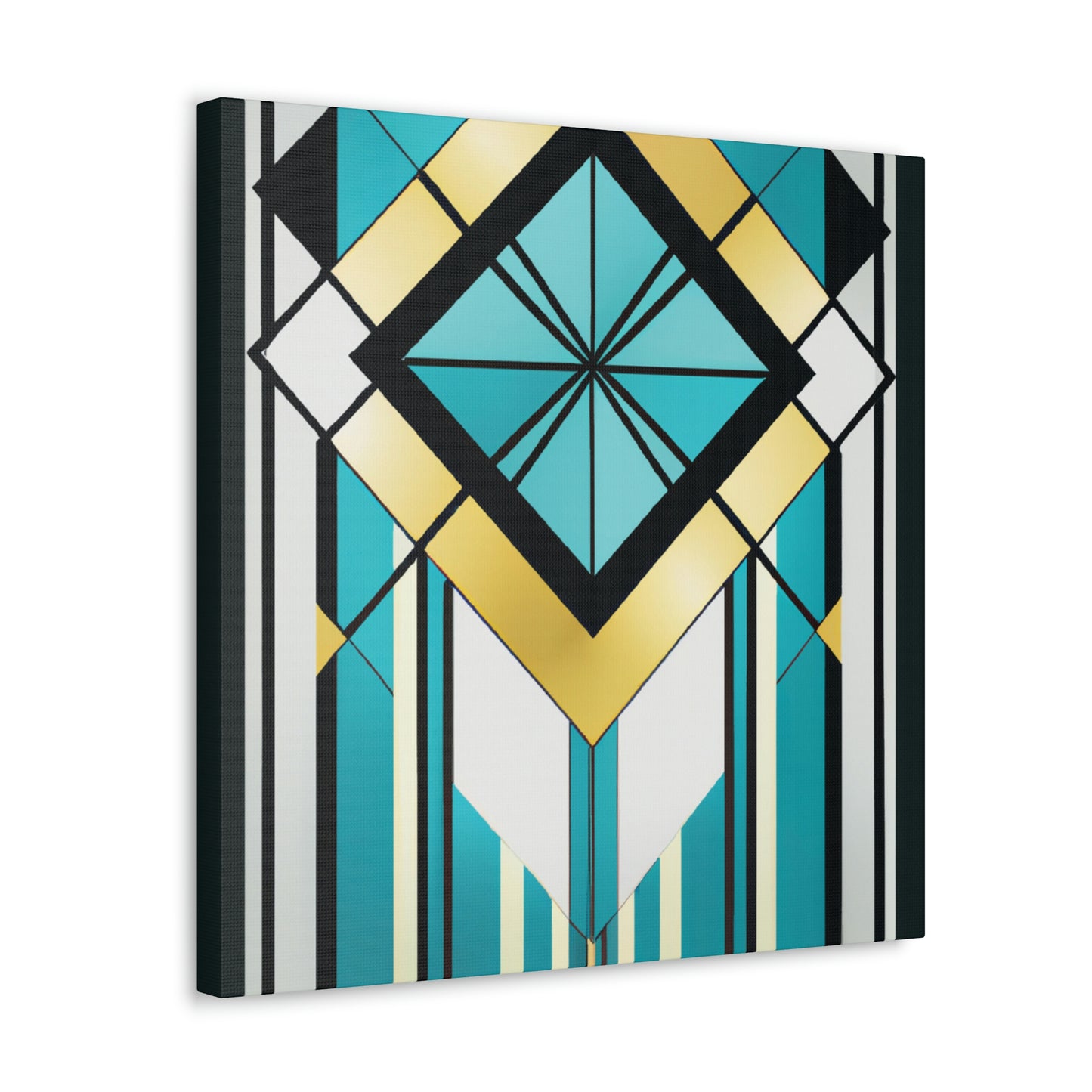 "Dazzling Deco Splendor" - Canvas