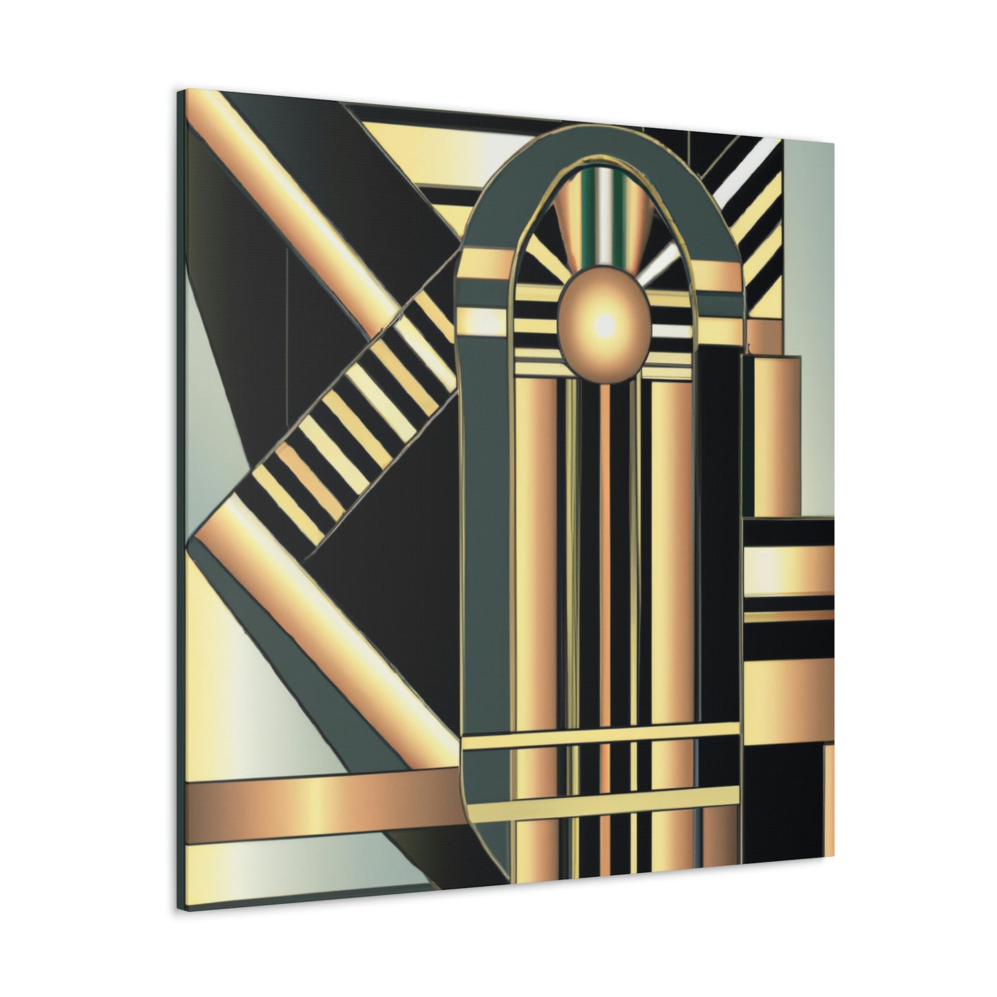 "Striking Art Deco Glory" - Canvas