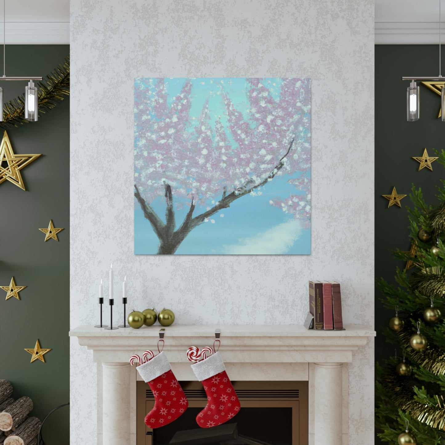 "Cherry Blossom Fantasia" - Canvas