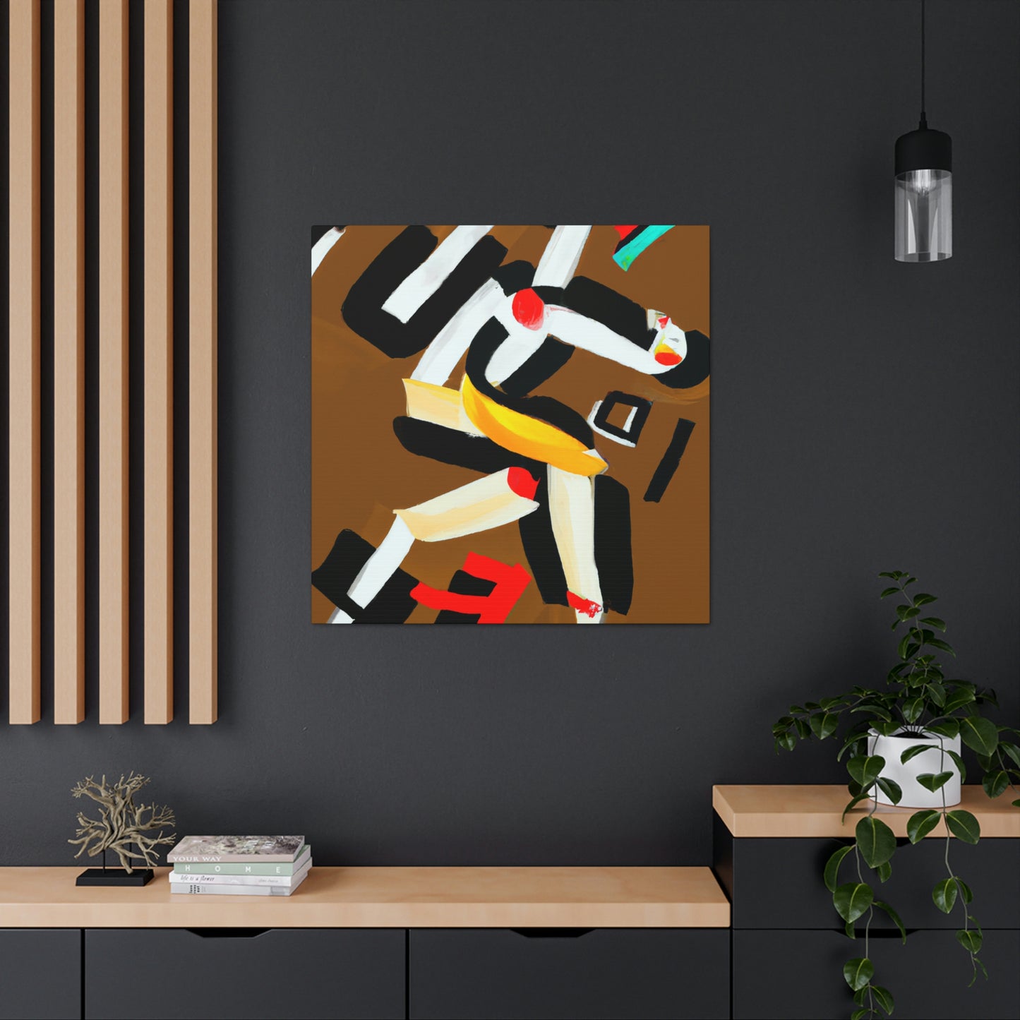 Gymnasts in Motion - Canvas