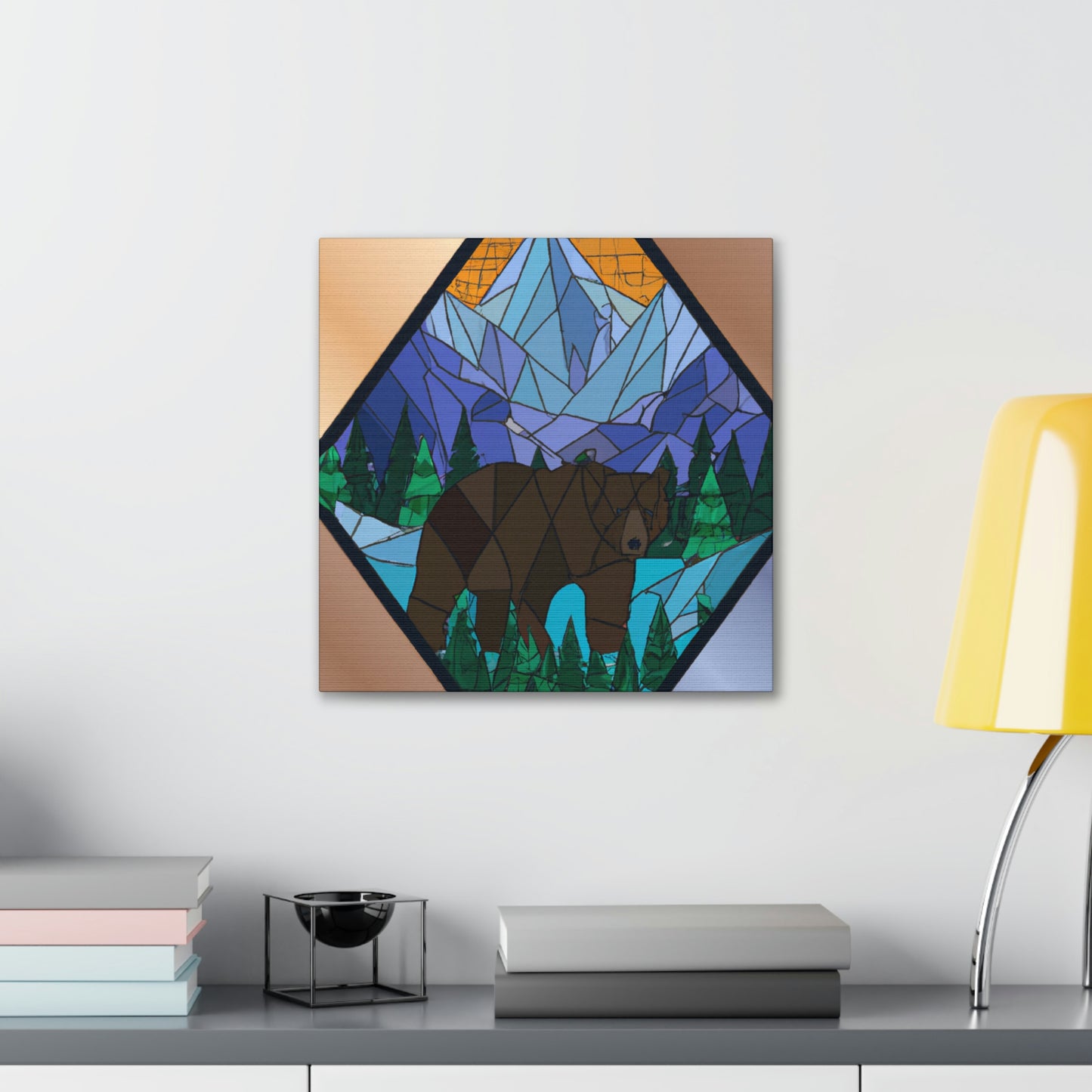 "Bears of Art Deco" - Canvas