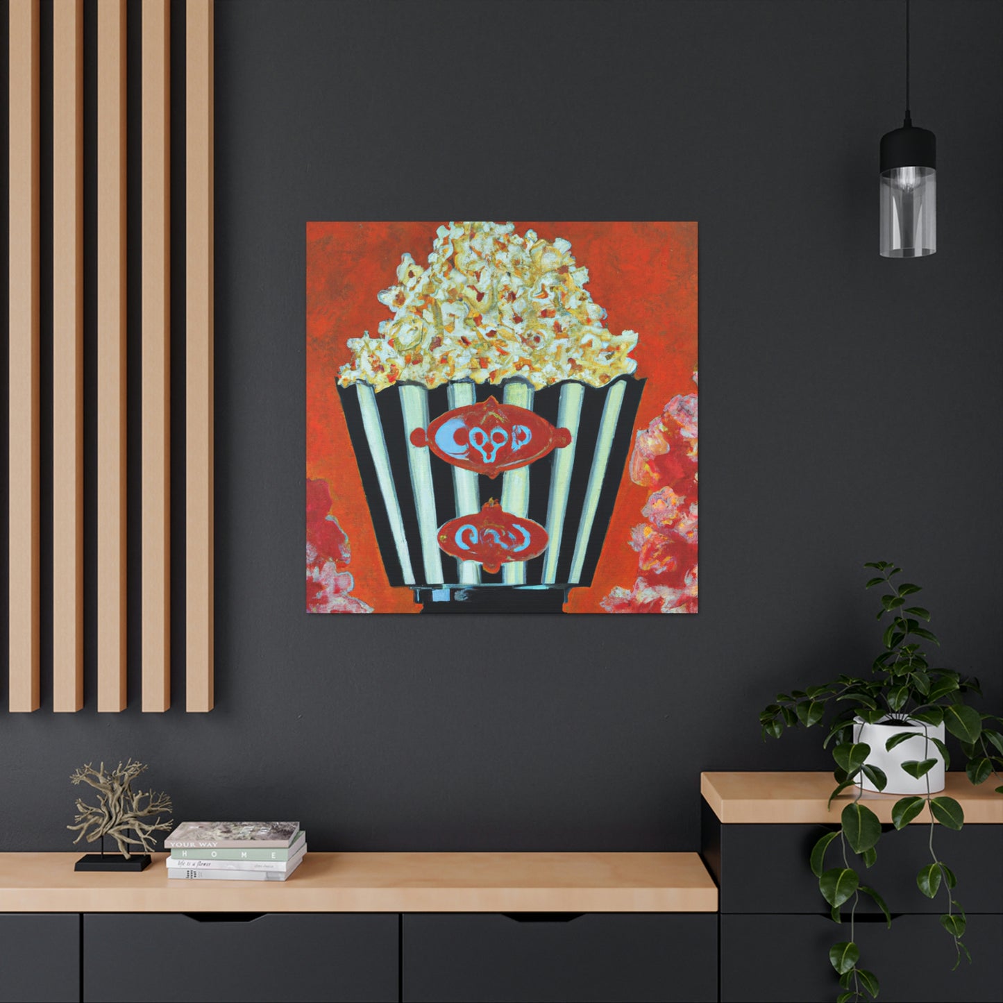 "Surreal Seas of Popcorn" - Canvas