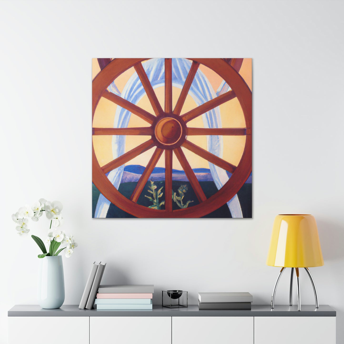 "Wheel of Timelessness" - Canvas