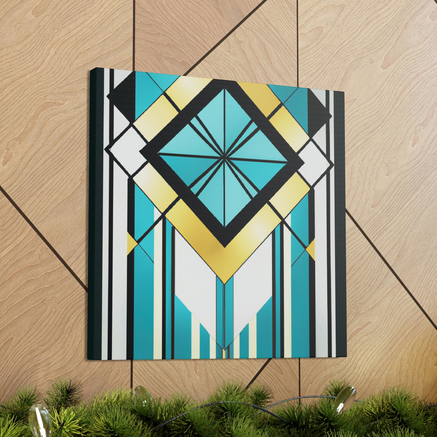 "Dazzling Deco Splendor" - Canvas