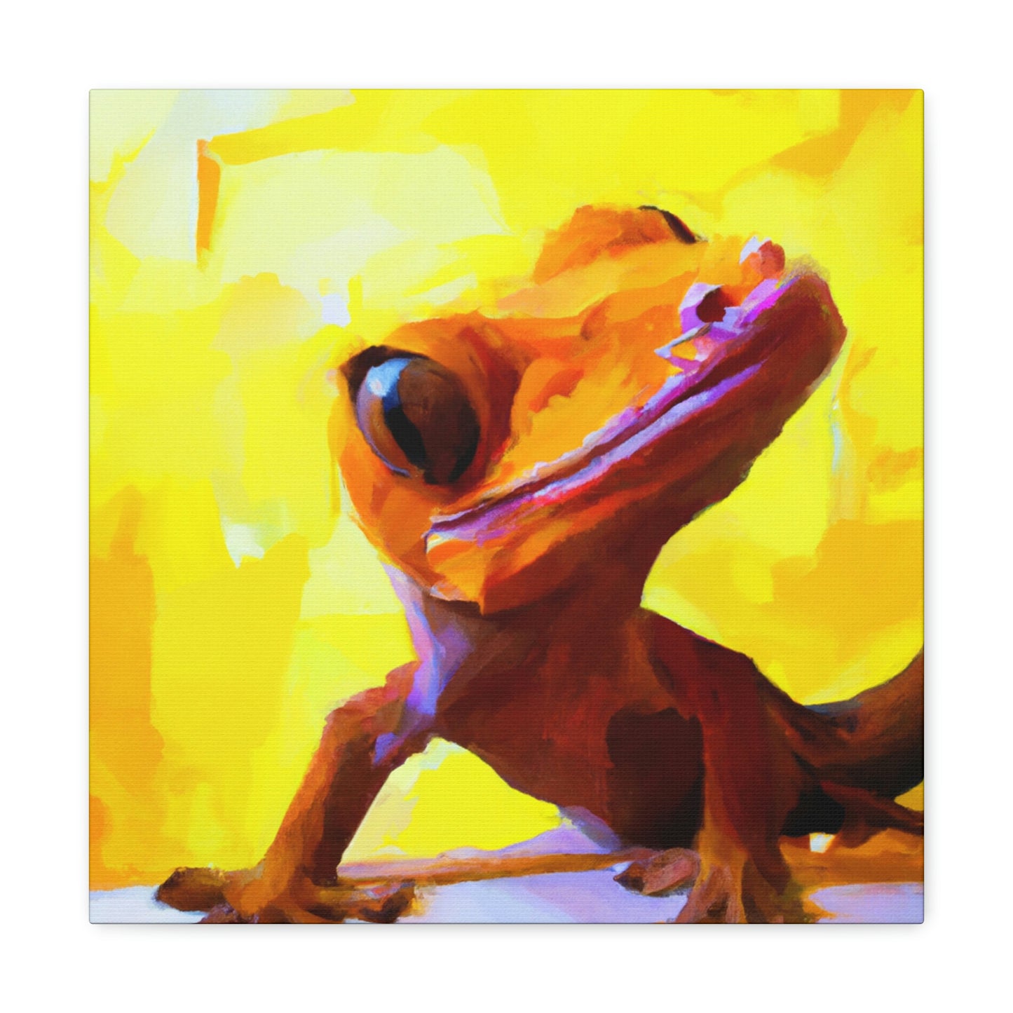 Gecko's Surreal Dream - Canvas