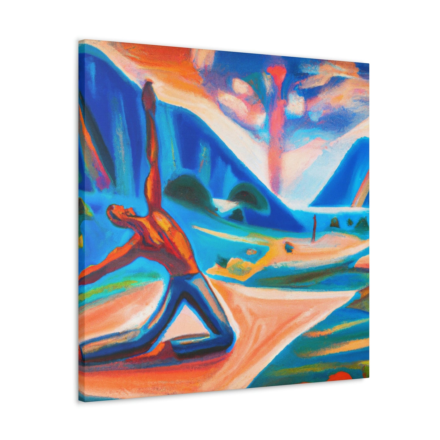 "Yoga at Sunrise" - Canvas