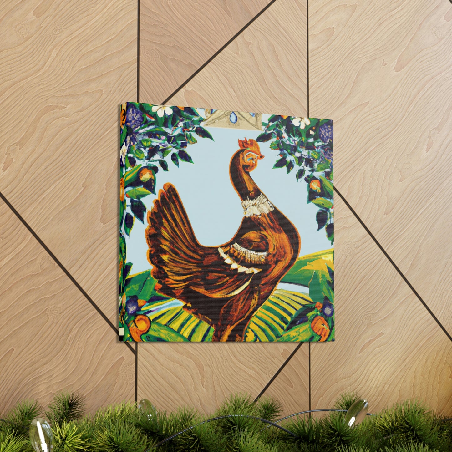 Hen at Dawn Goddess - Canvas