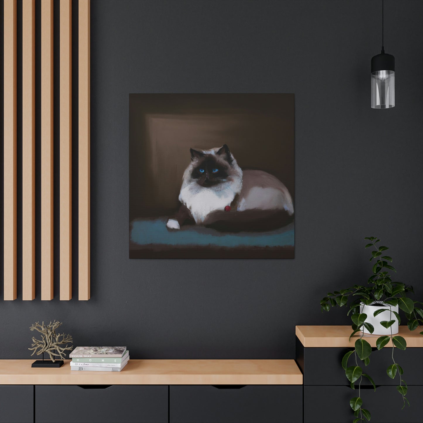 "Ragdoll: Minimalist Beauty" - Canvas