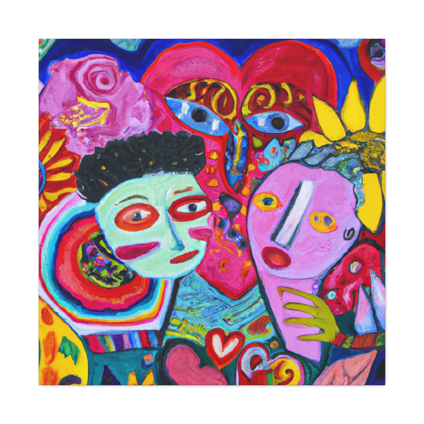 Love Blooms Forever - Canvas