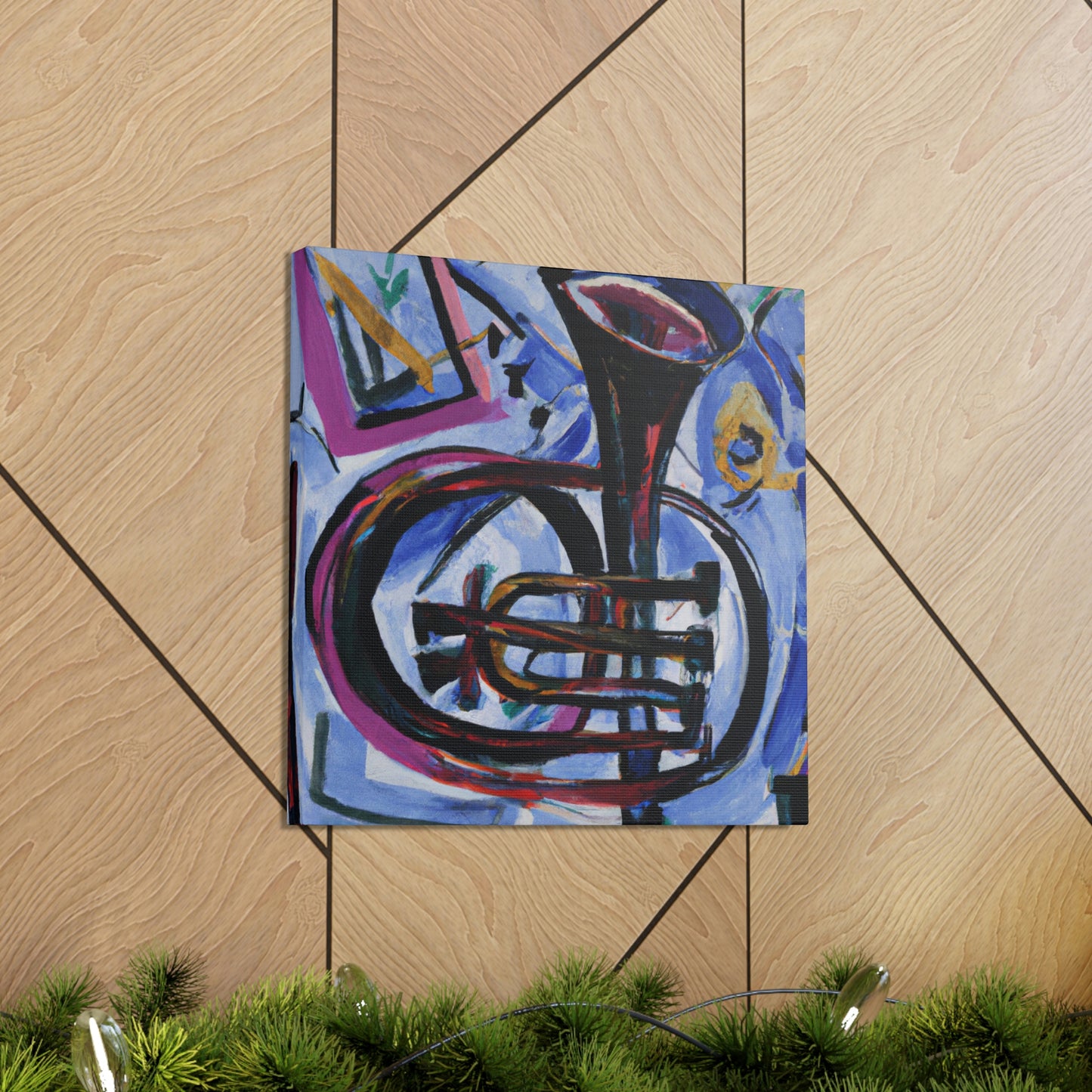 Trumpet in Expressionism - Canvas