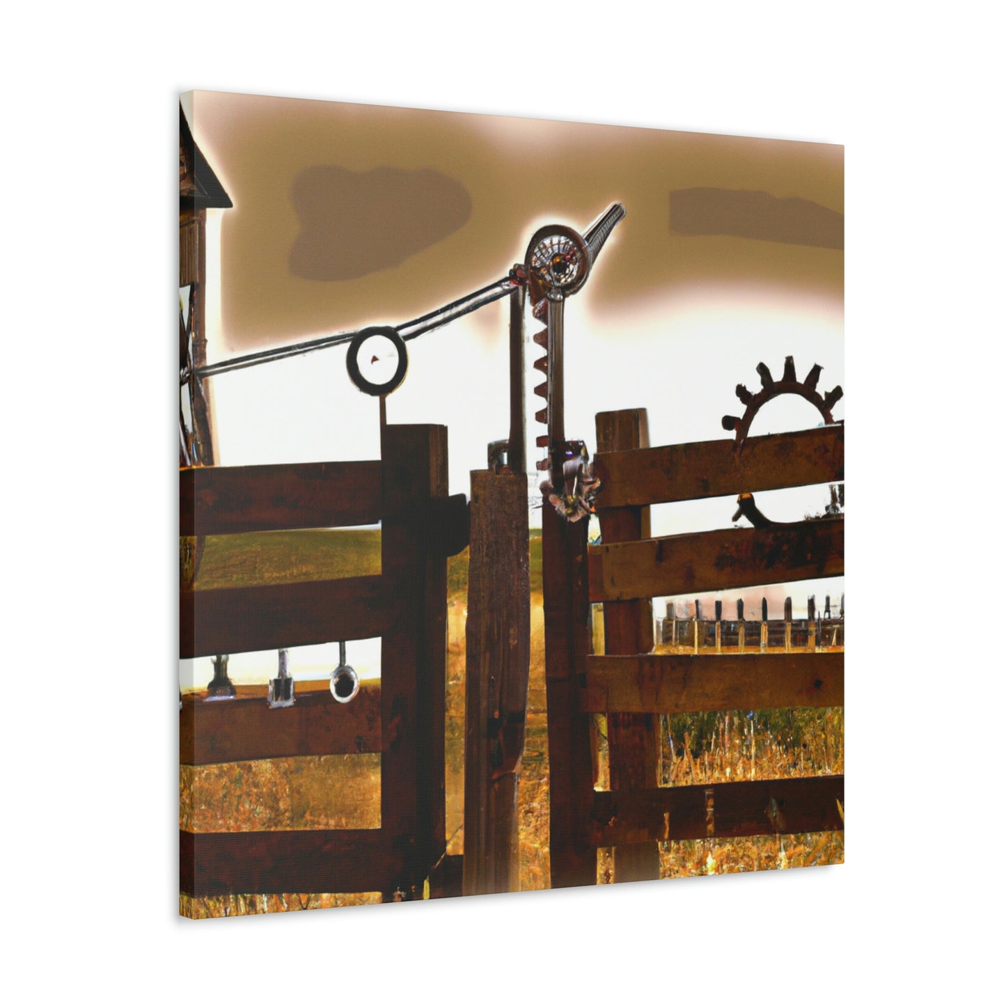 The Fence - Canvas