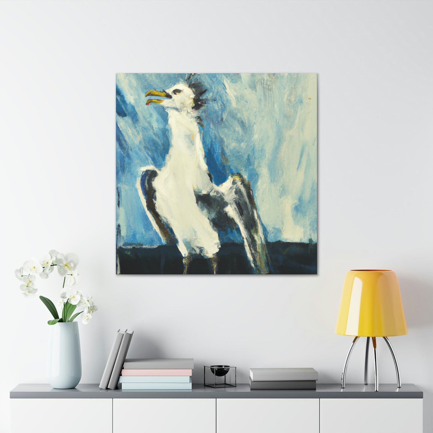 Seagulls in Solitude - Canvas