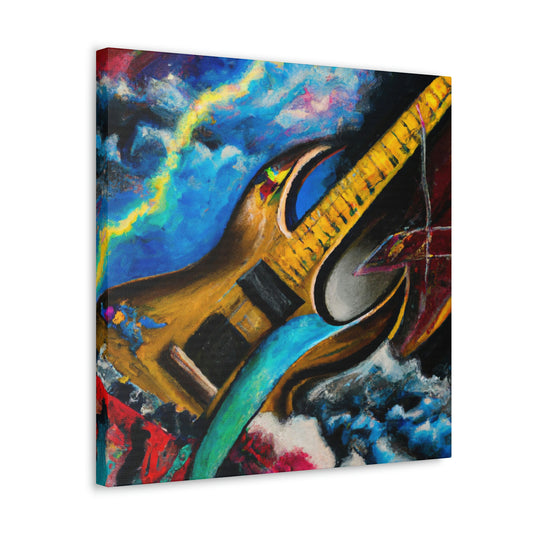 "Electric Guitar Vibration" - Canvas