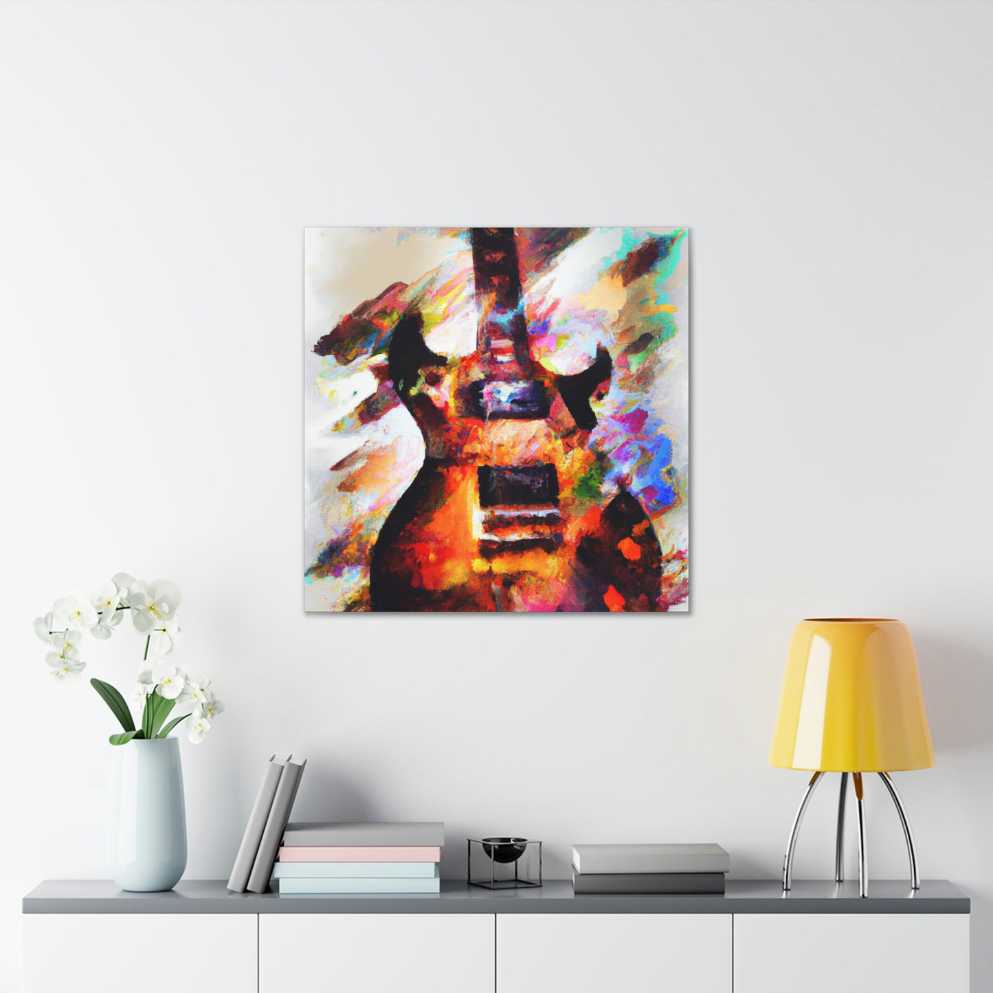 "Electric Guitar Symphony" - Canvas