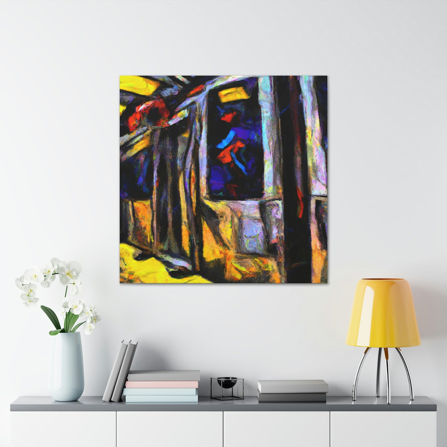 Subway Train - Primeval - Canvas