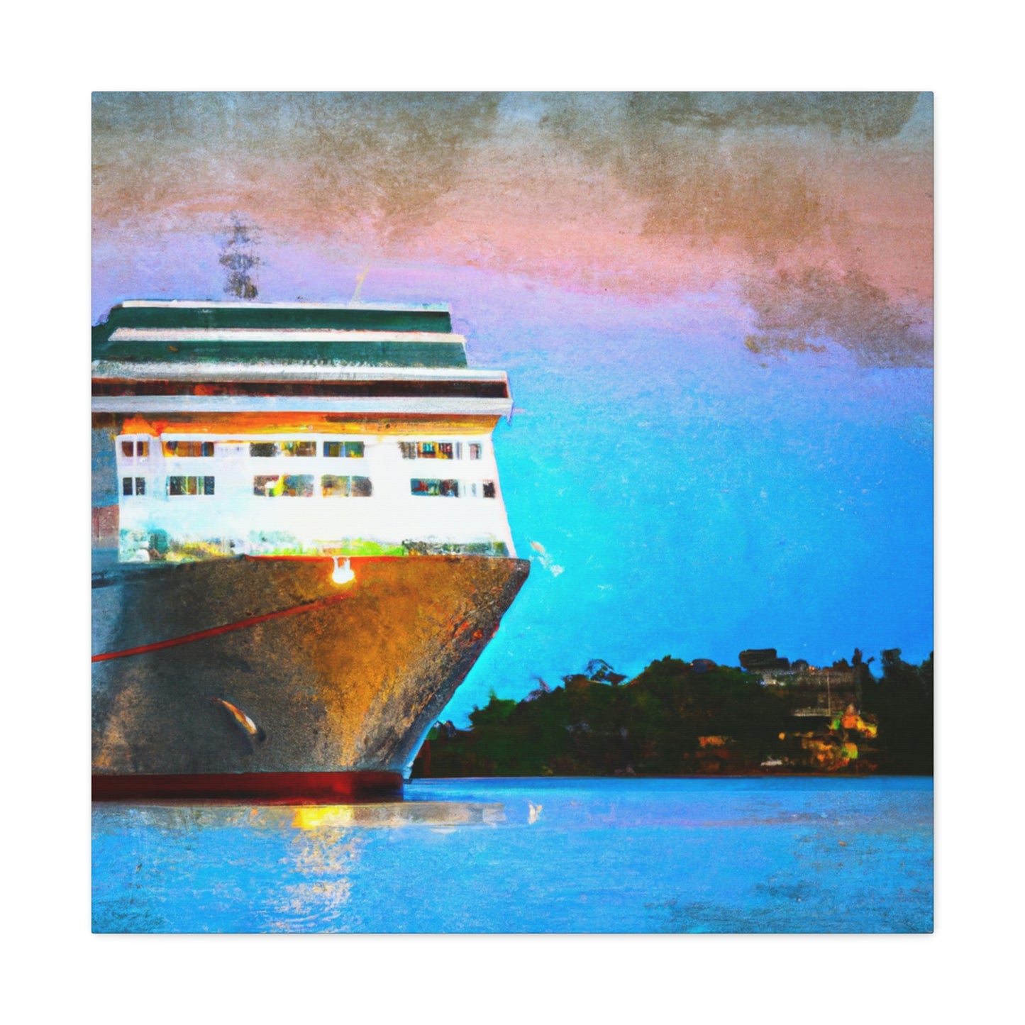 "Cruise Ship Symphony Scene" - Canvas