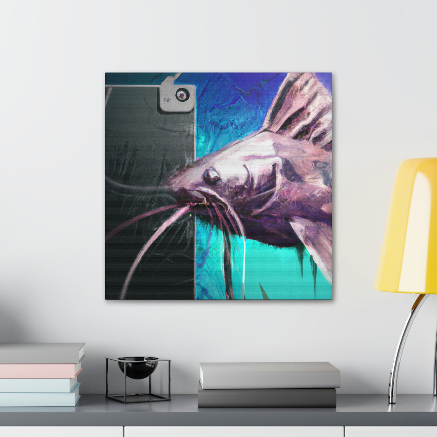 "Corydoras Catfish Conjuring" - Canvas