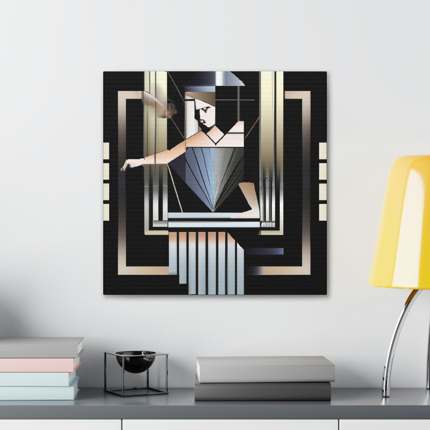 "Gilded Jazz Bouquet" - Canvas