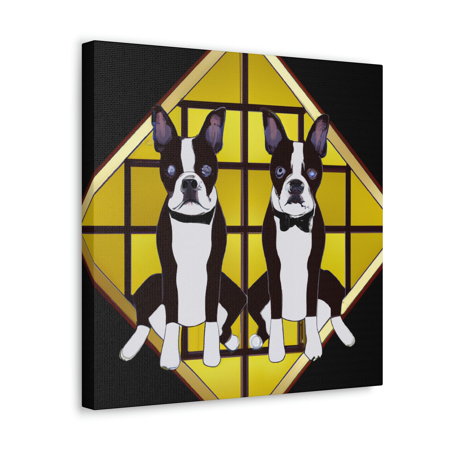 Dazzling Deco Doggie - Canvas