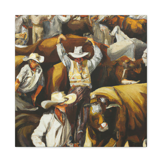 Cattle in Movement - Canvas