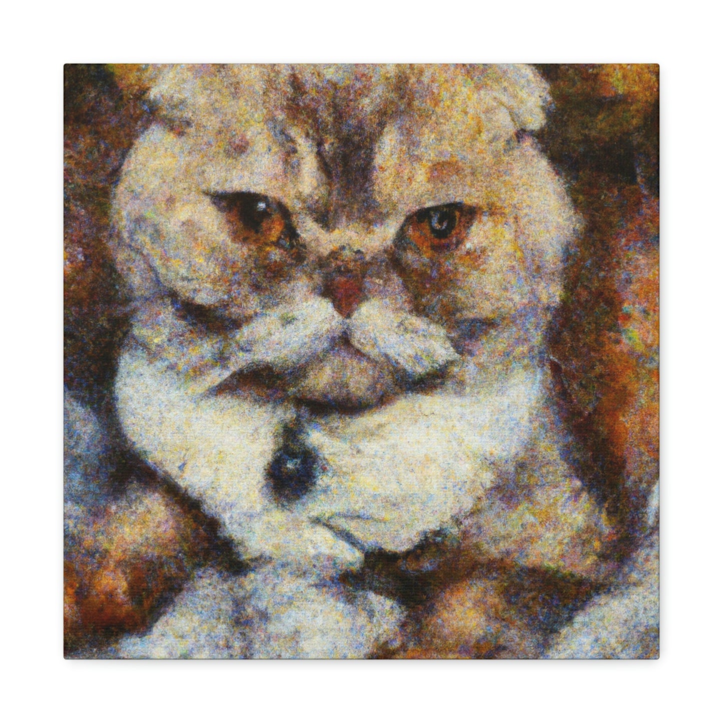 Scottish Fold Reflection - Canvas