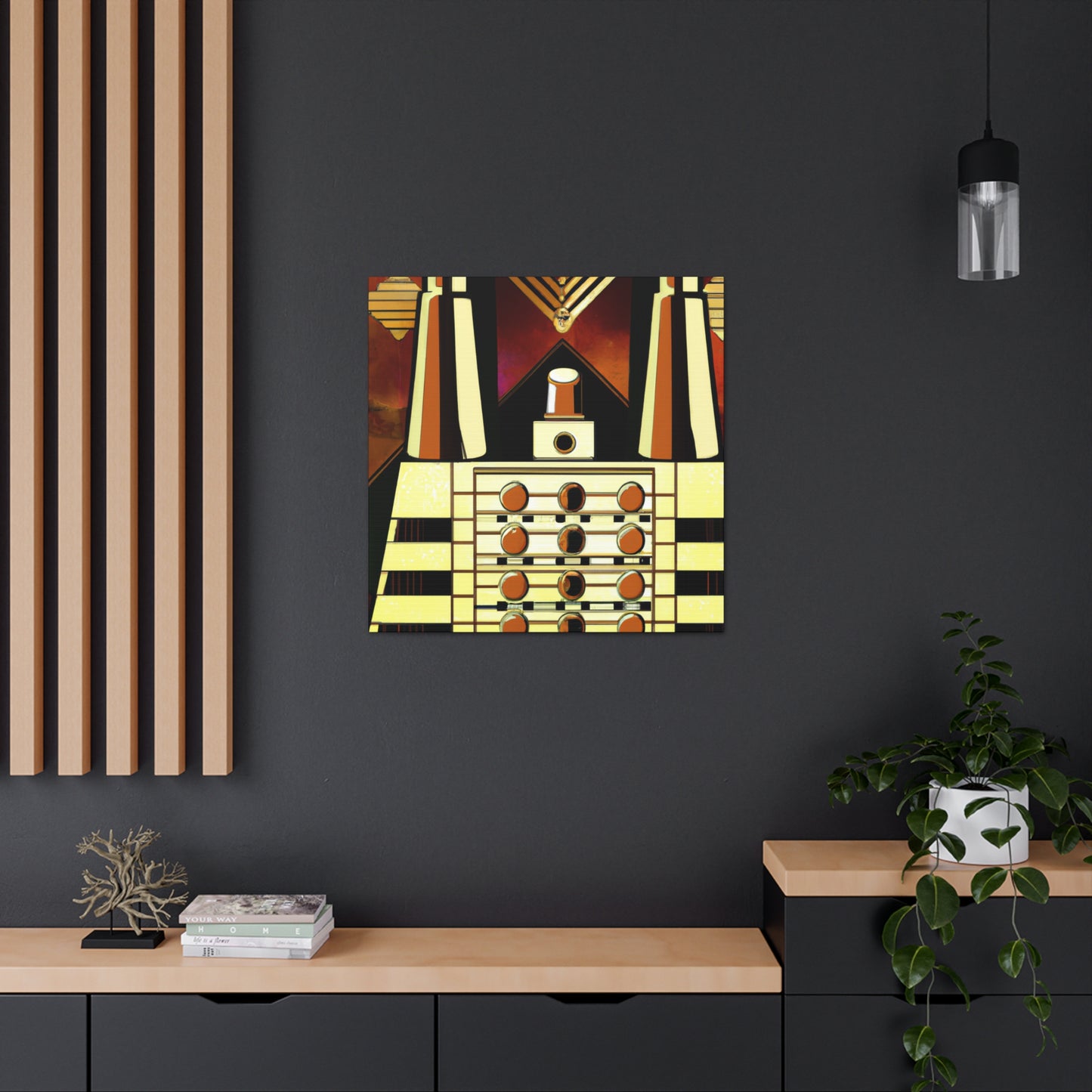 "Deco's Musical Fusion" - Canvas