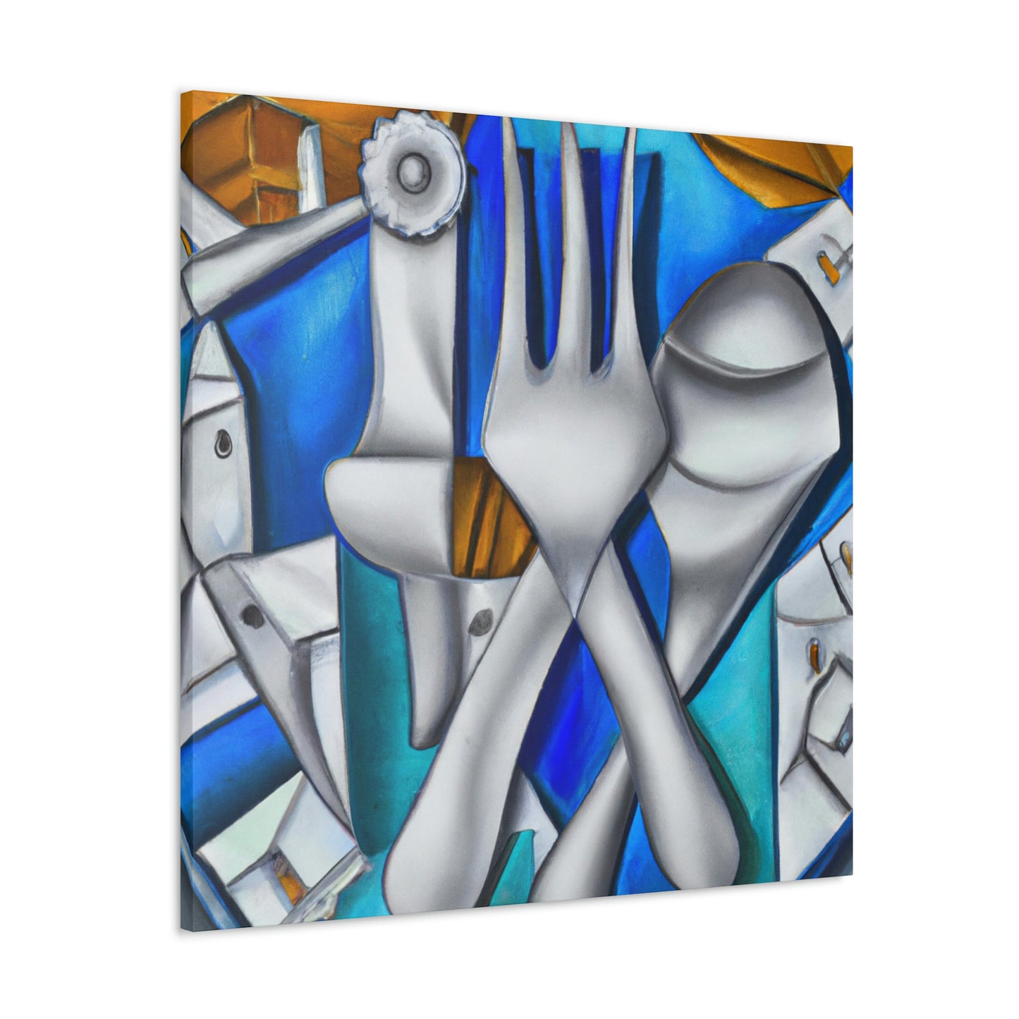 Silverware in Reflection - Canvas