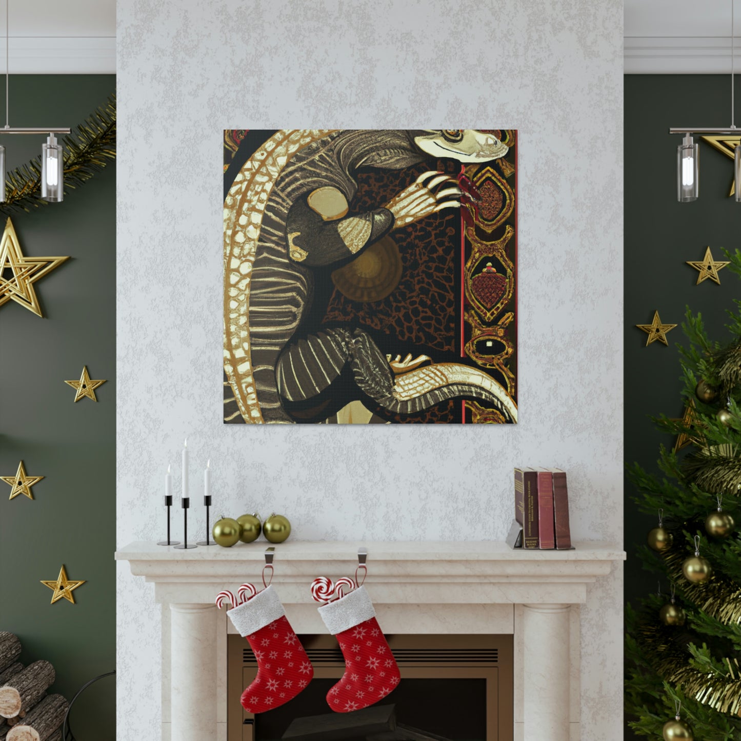 Komodo Dragon Splendor - Canvas