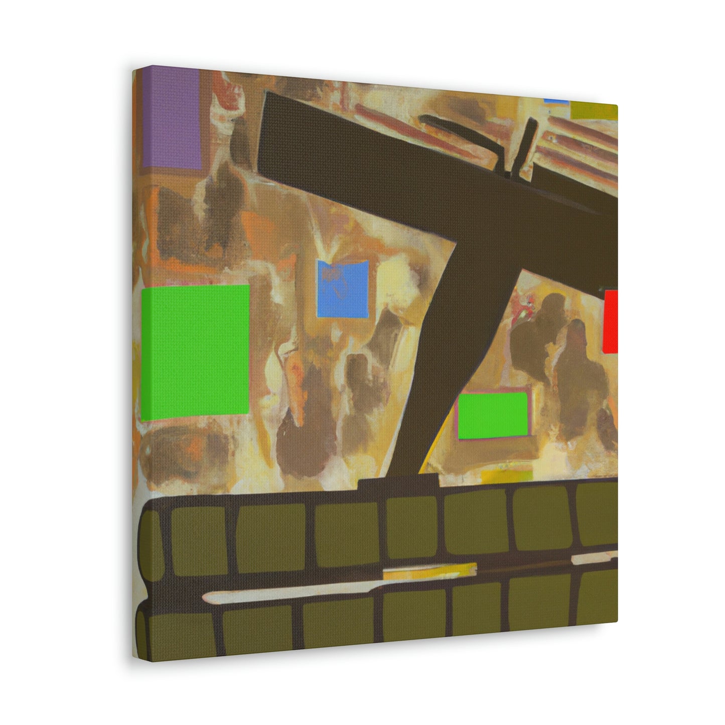 Gun-Fired Abstract Vision - Canvas