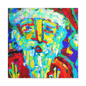 Santa in Expressionism - Canvas