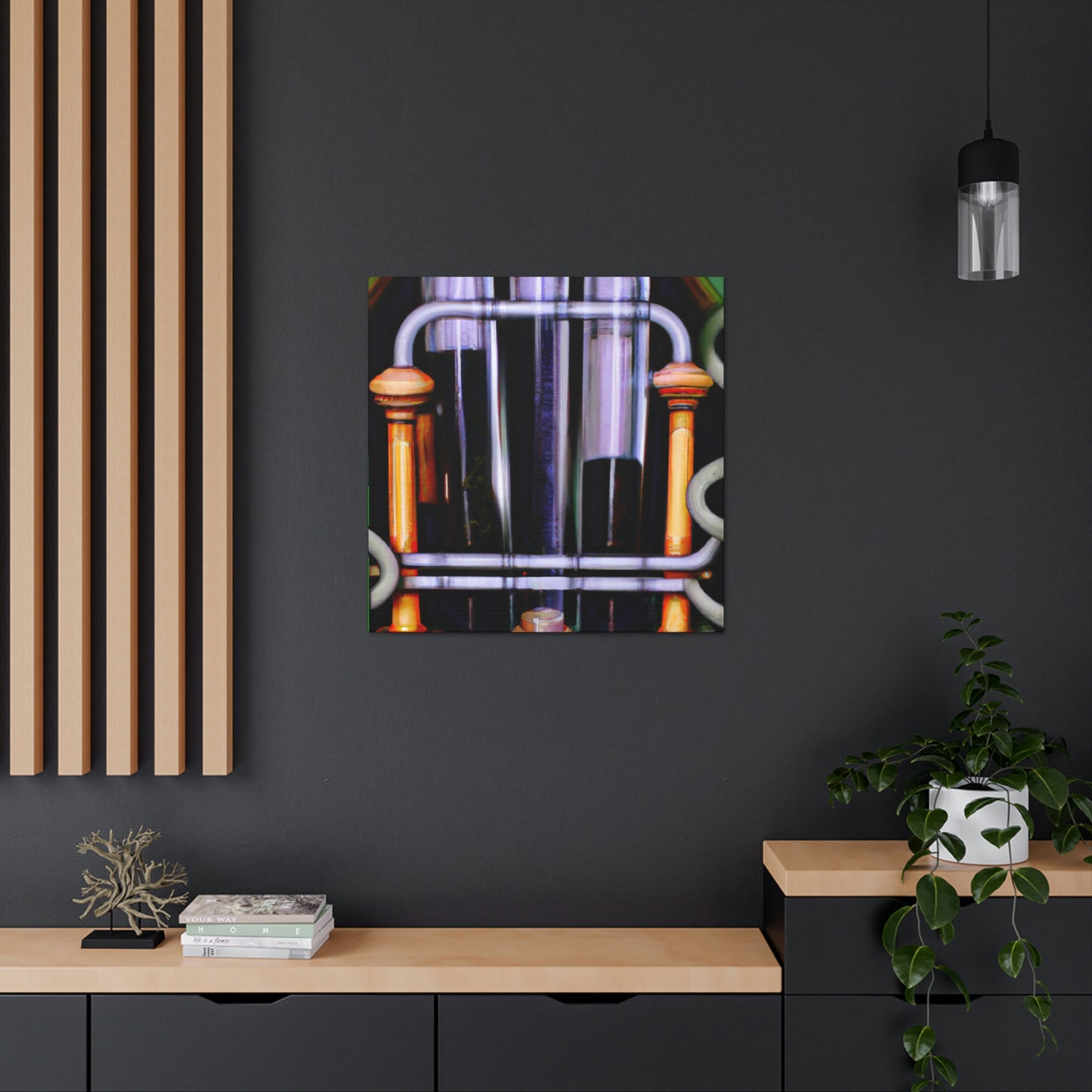 "Test Tubes Panorama" - Canvas